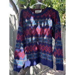 Vintage 80s-90s Trend Basics Knit Sweater Unisex Size XL